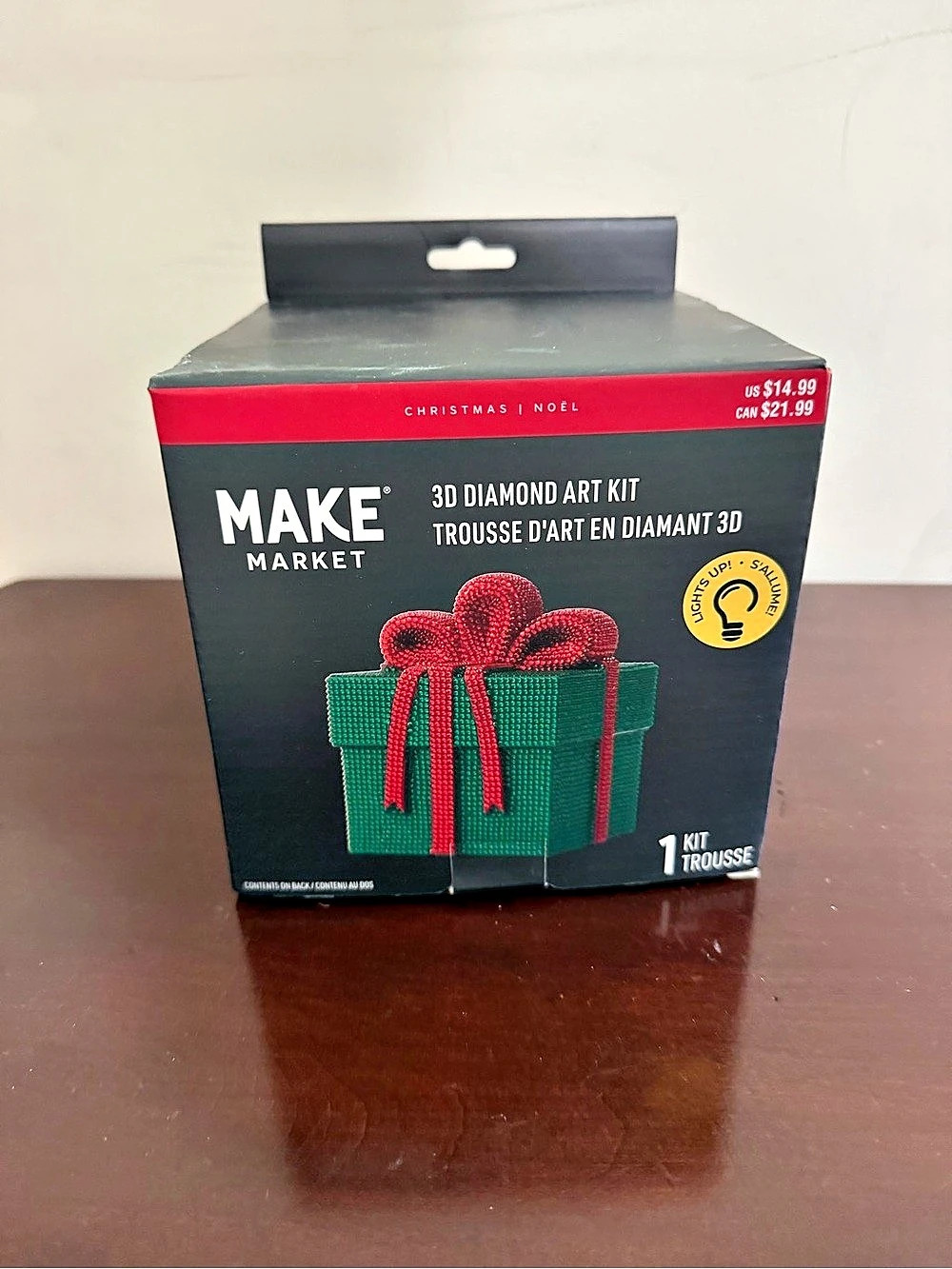 Make Market 3D Diamond Art Kit Gift Box Christmas